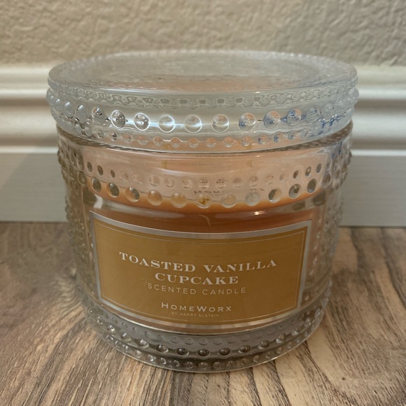 homeworx Accents Homeworx Toasted Vanilla Cupcake Clear Transparent